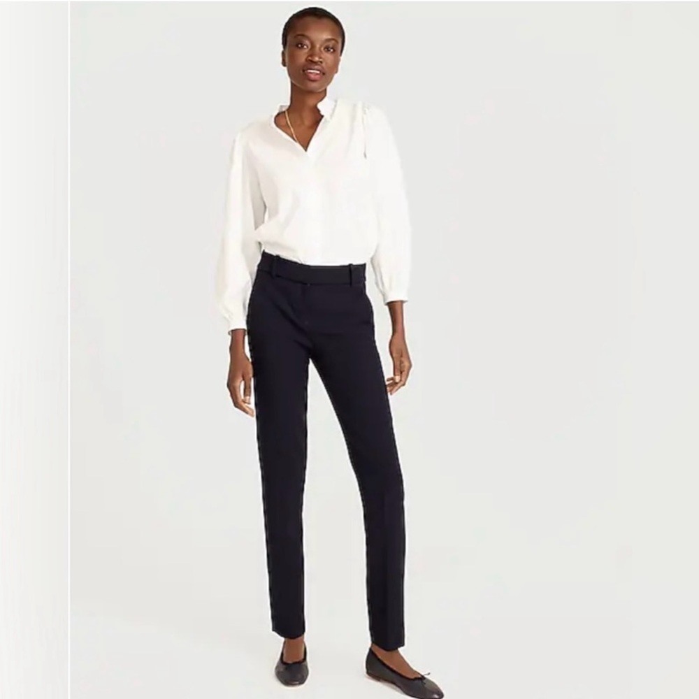 J. Crew Navy Straight-Leg Dress Pants